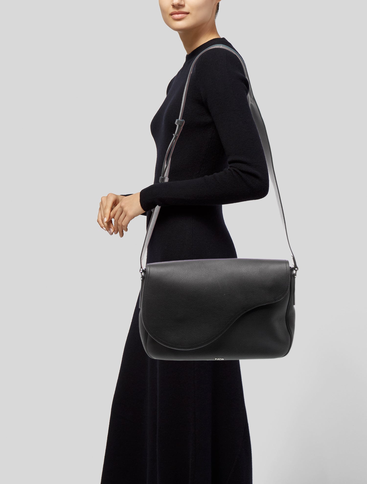 DIOR MEN Leather Christian Dior Saddle