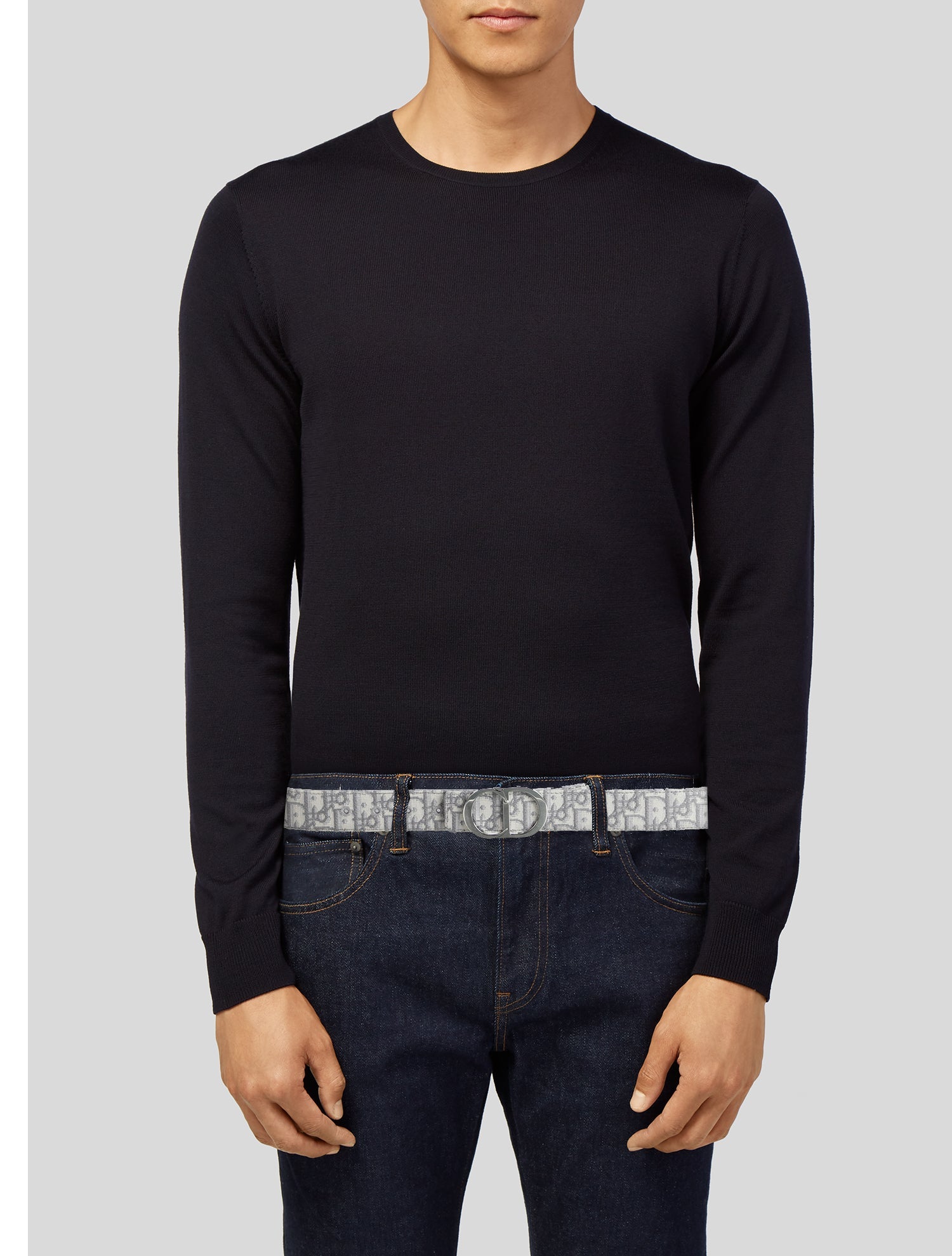 DIOR MEN Skinny Canvas Waist Belt