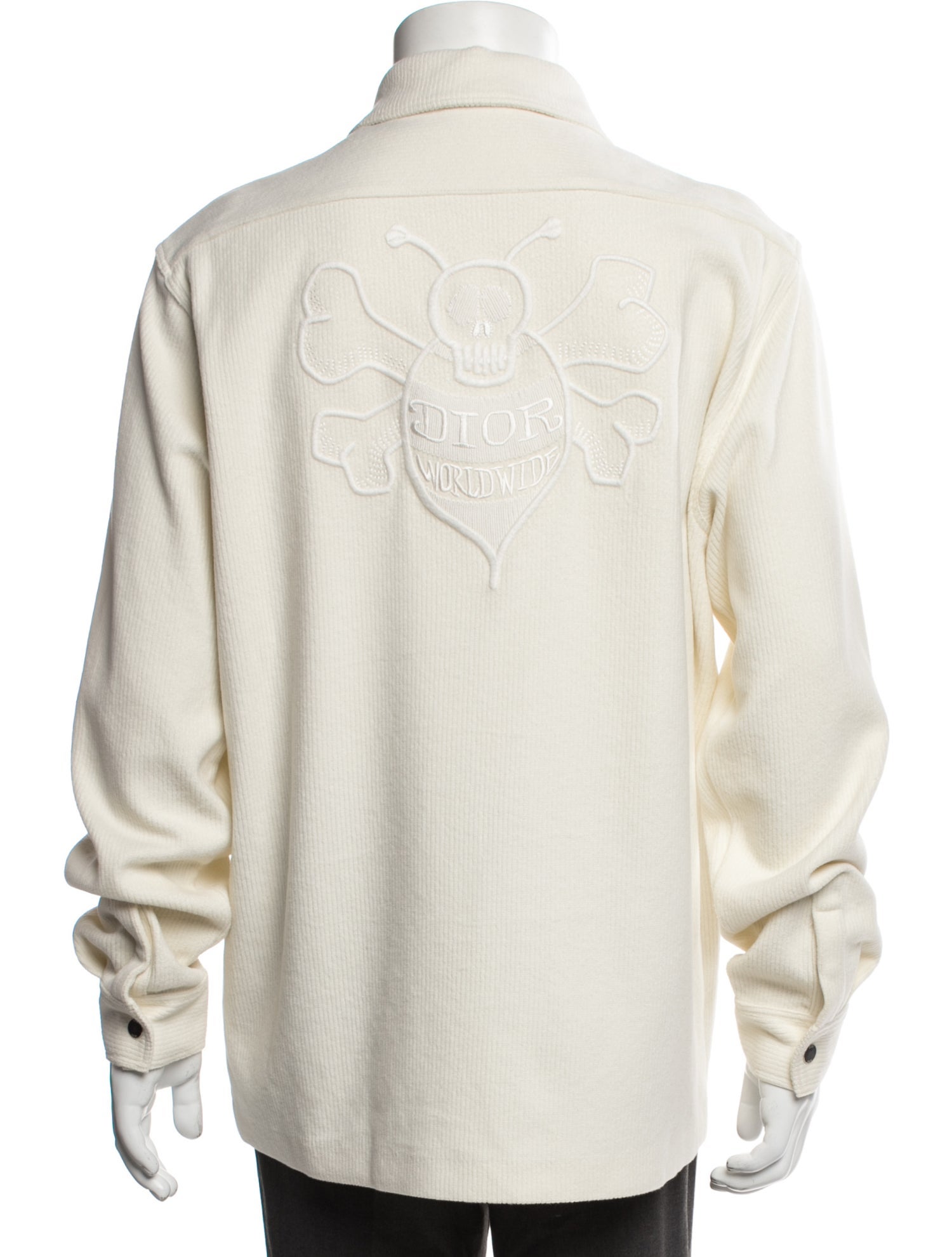 DIOR x Shawn Stussy 2020 Signature Logo Jacket - Neutrals