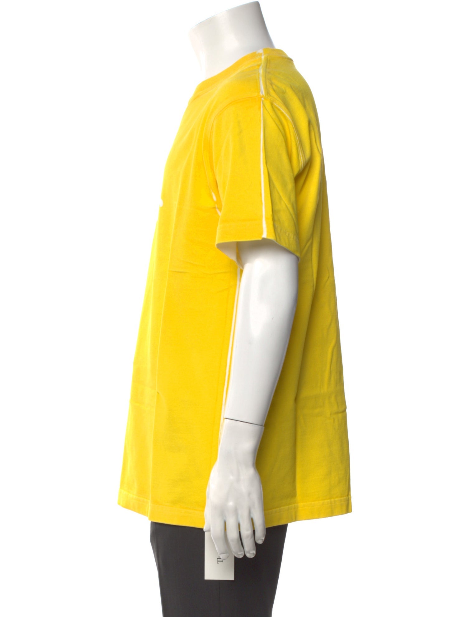 DIOR MEN 2020 Graphic Print T-Shirt w/ Tags - Yellow T-Shirts