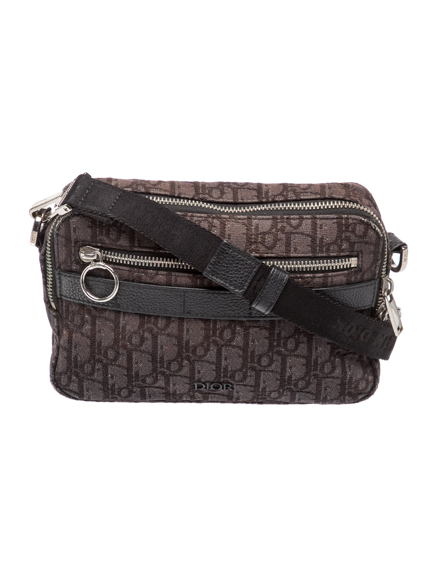 DIOR MEN Oblique Jacquard Messenger Bag