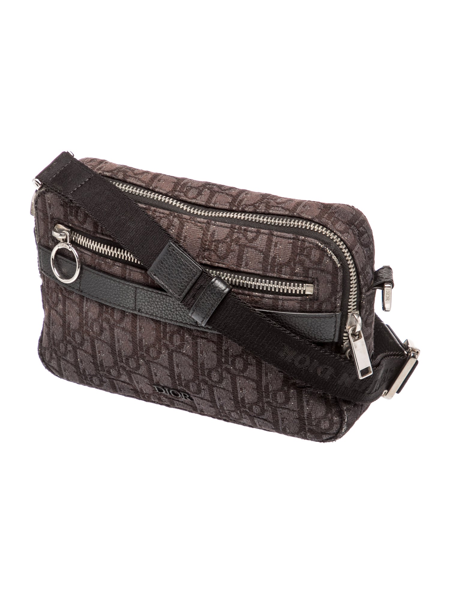 DIOR MEN Oblique Jacquard Messenger Bag