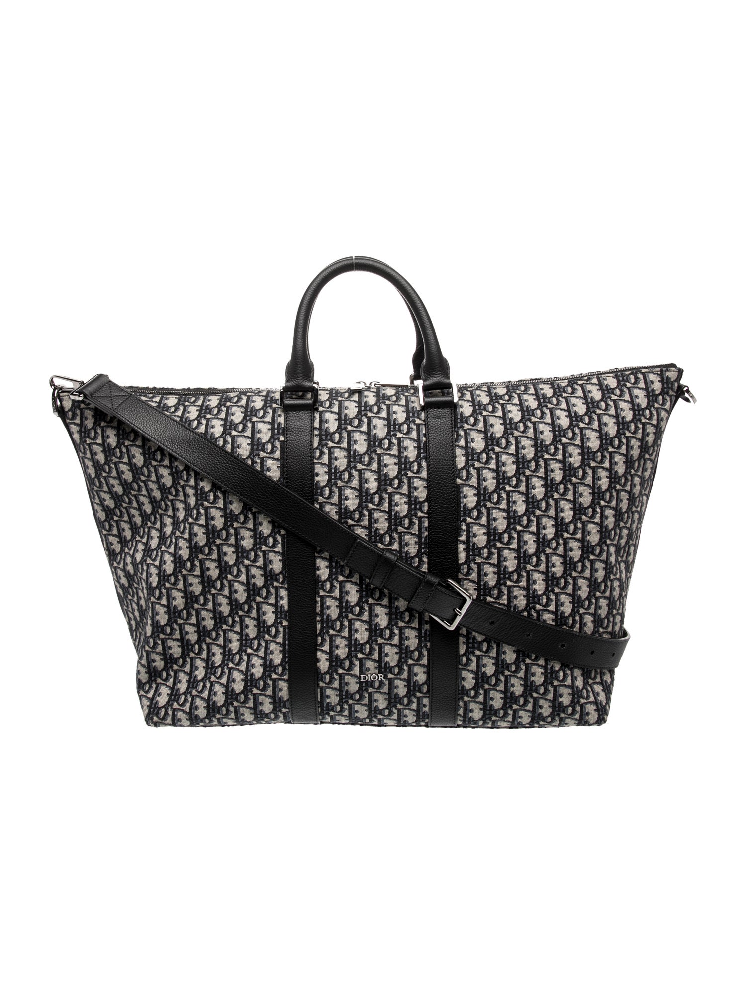 DIOR MEN Oblique Jacquard Weekender Bag 2024