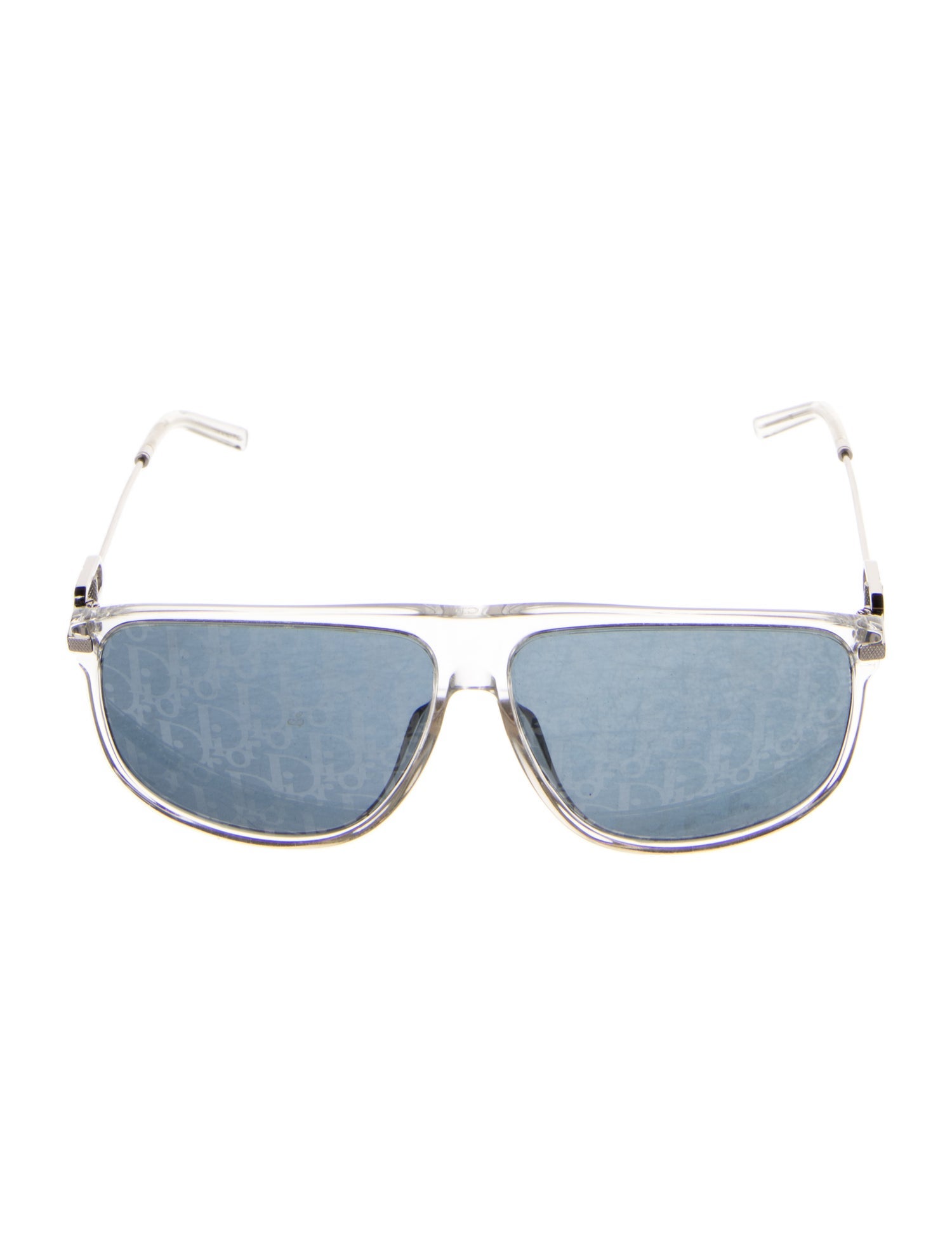 DIOR MEN Oblique Jacquard Square Sunglasses