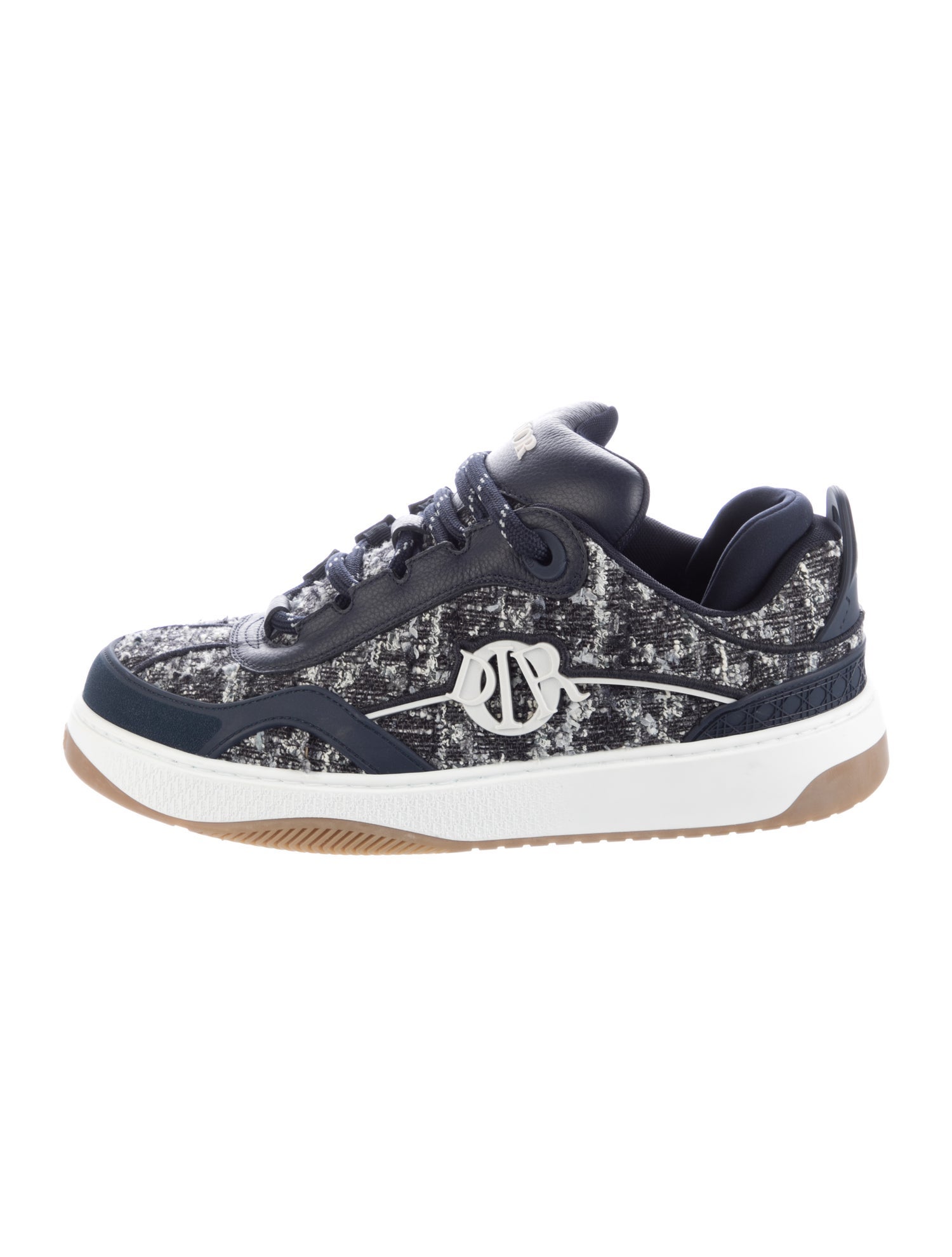DIOR MEN Oblique Jacquard Tweed Sneakers