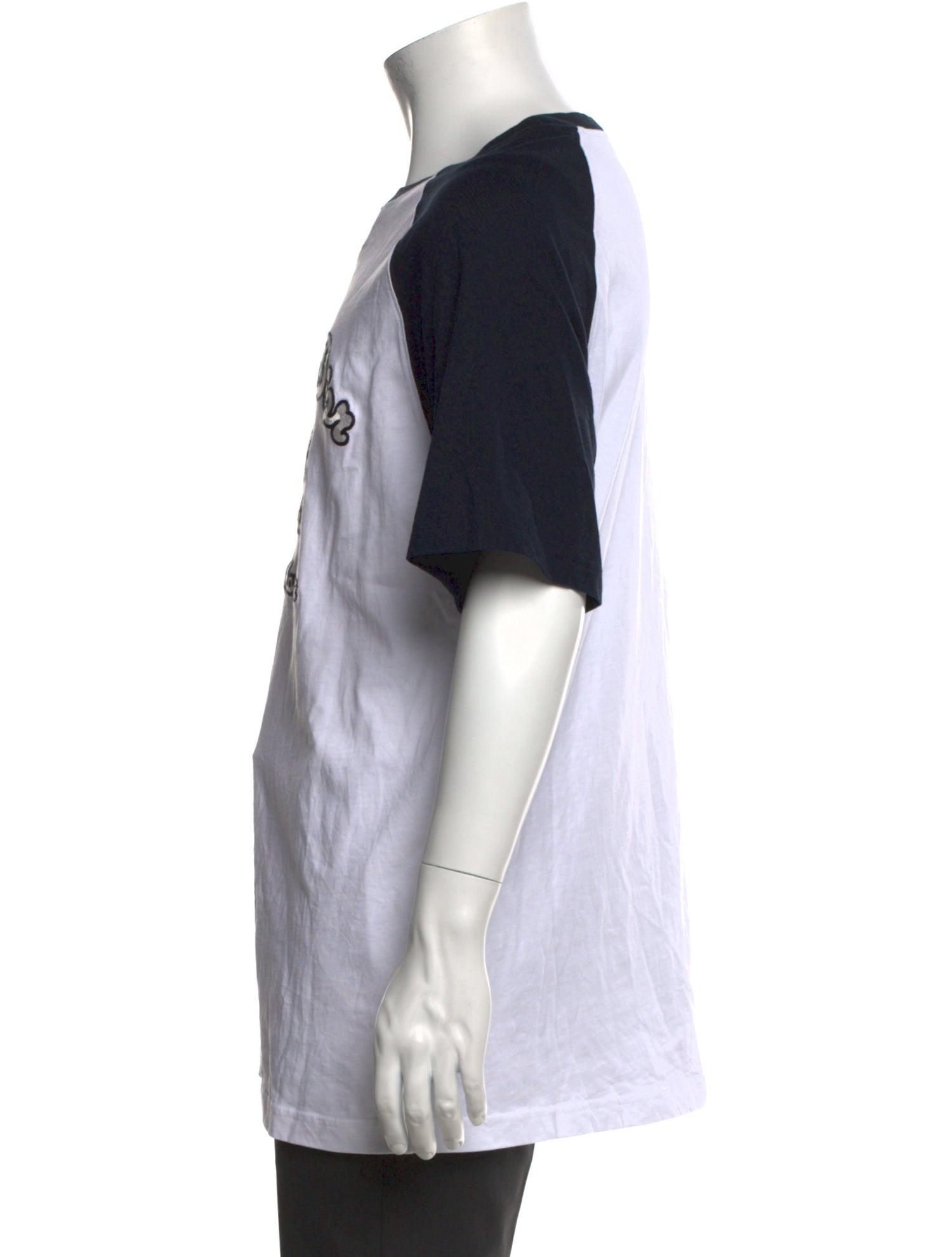 DIOR MEN Graphic Print Crew Neck T-Shirt