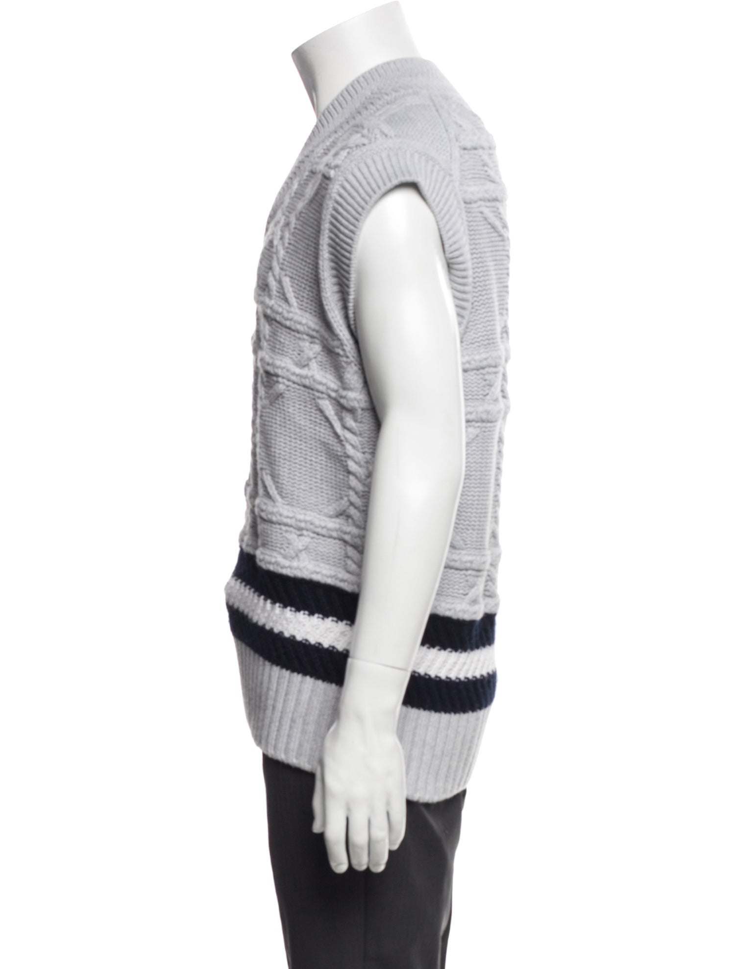 DIOR MEN 2025 Cannage Pattern Sweater Vest