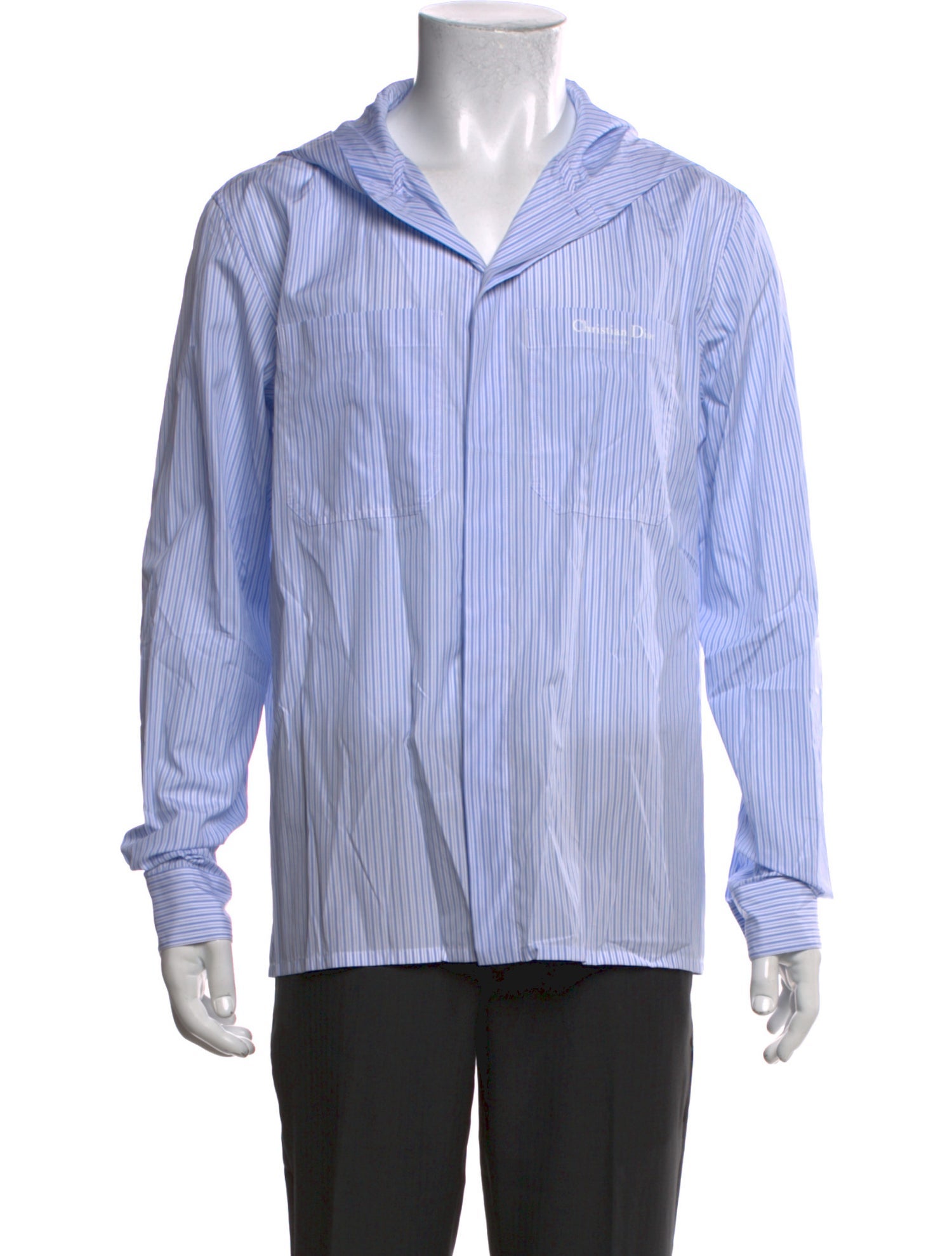 DIOR MEN Striped Long Sleeve Shirt