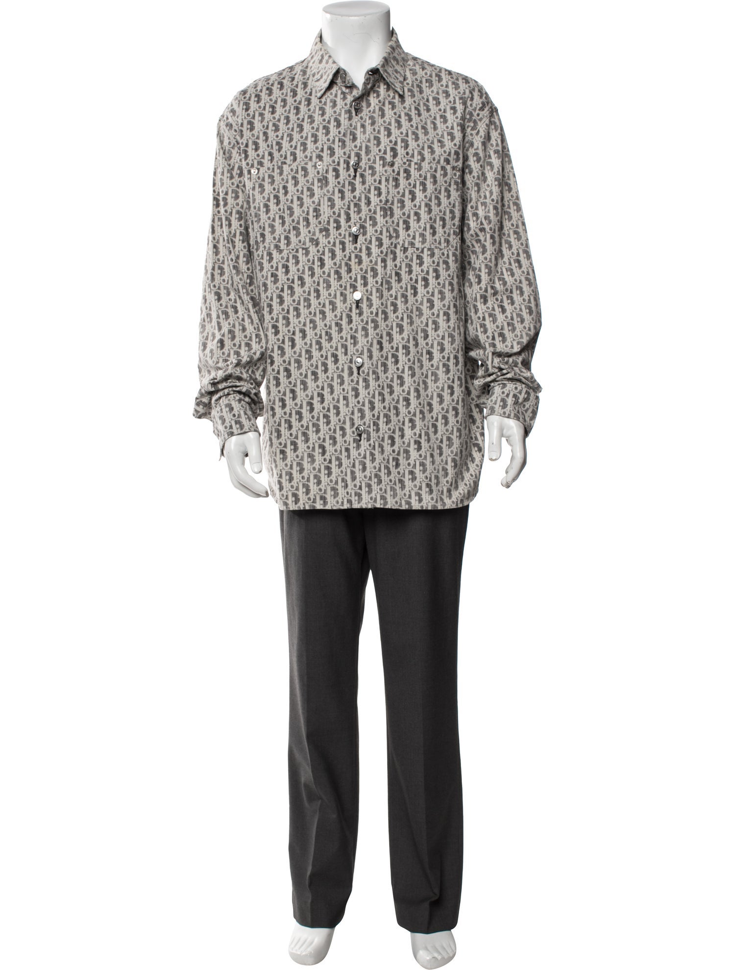DIOR MEN 2020 Oblique Jacquard Shirt