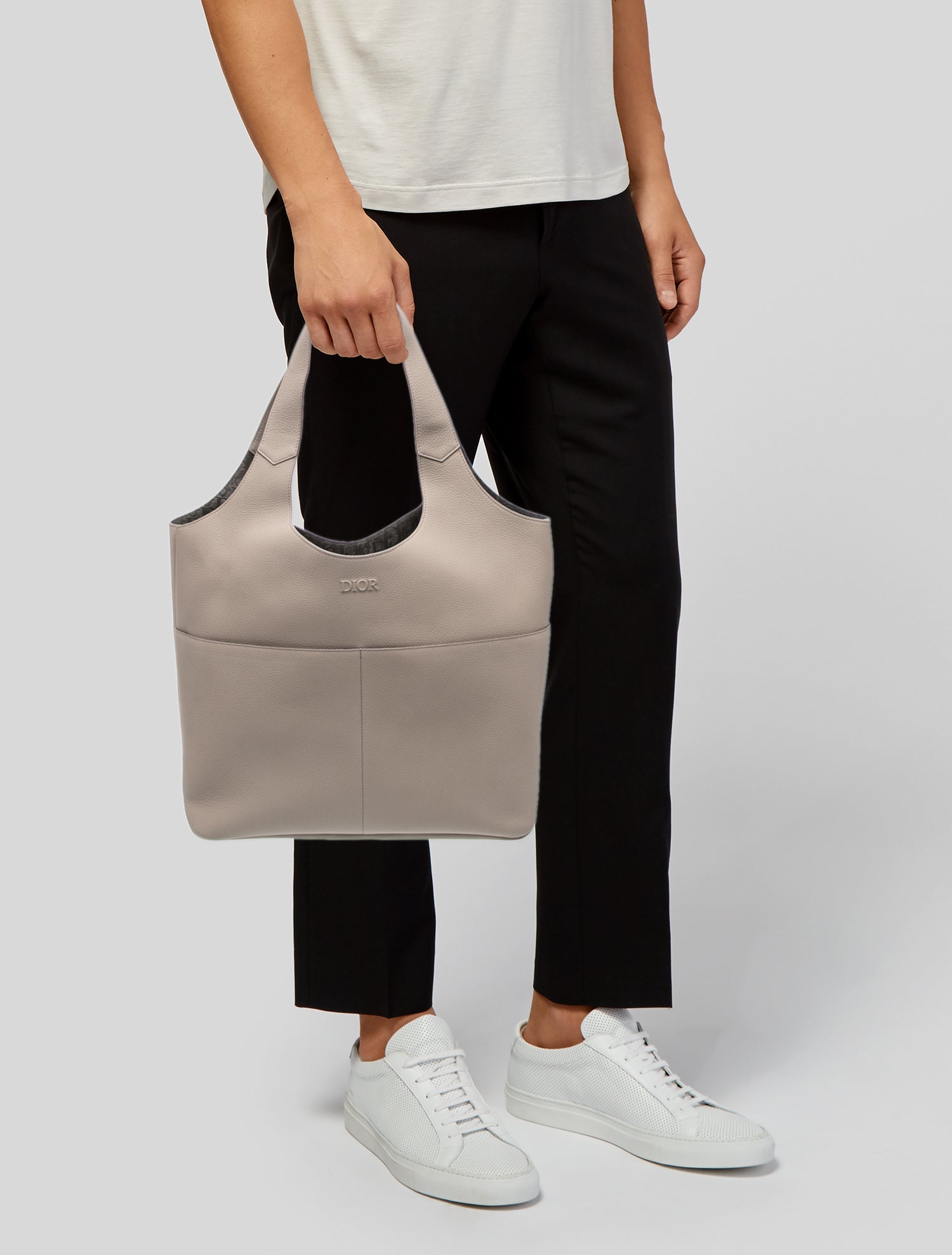 DIOR MEN Leather Hobo w/ Tags