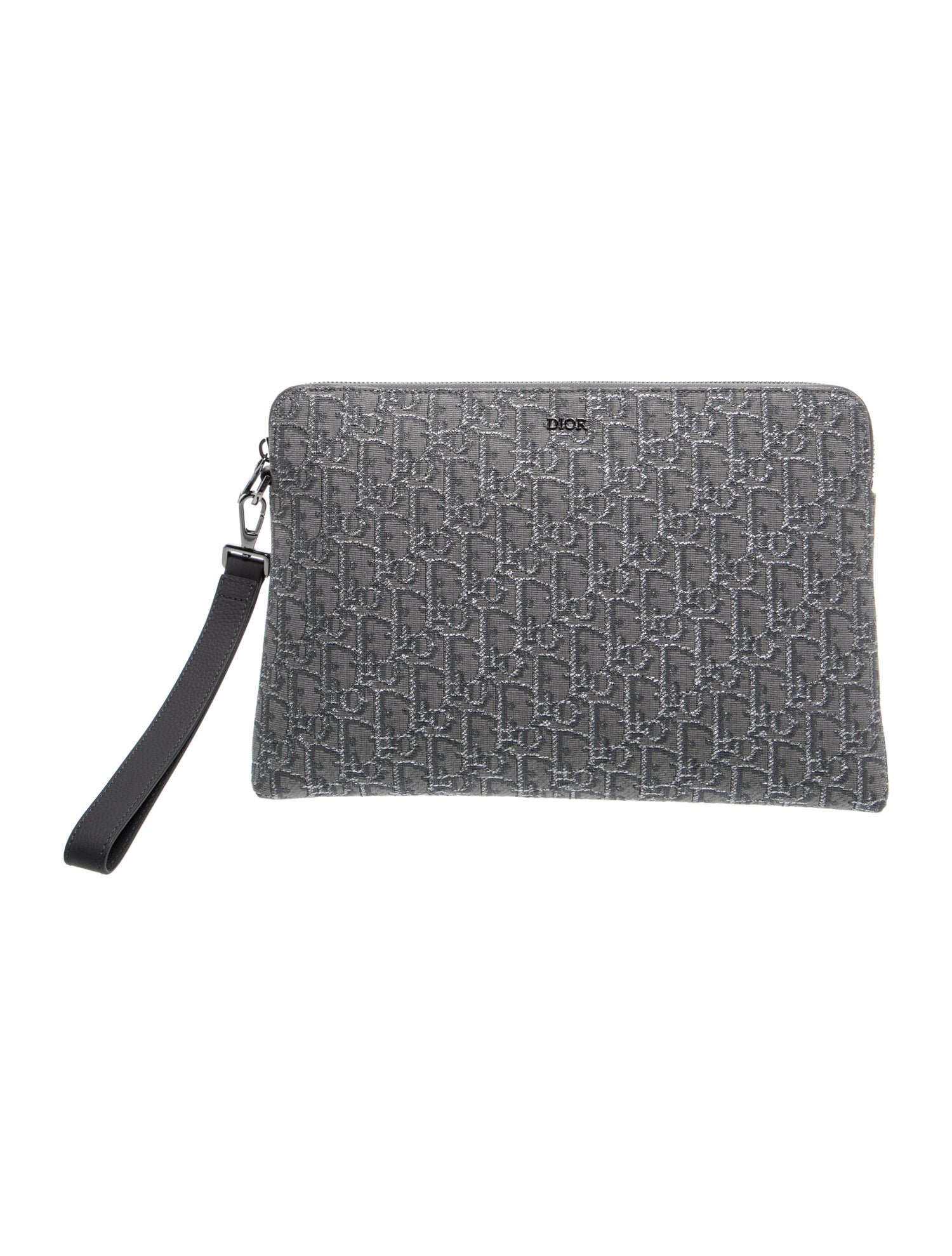 DIOR MEN Oblique Jacquard Clutch