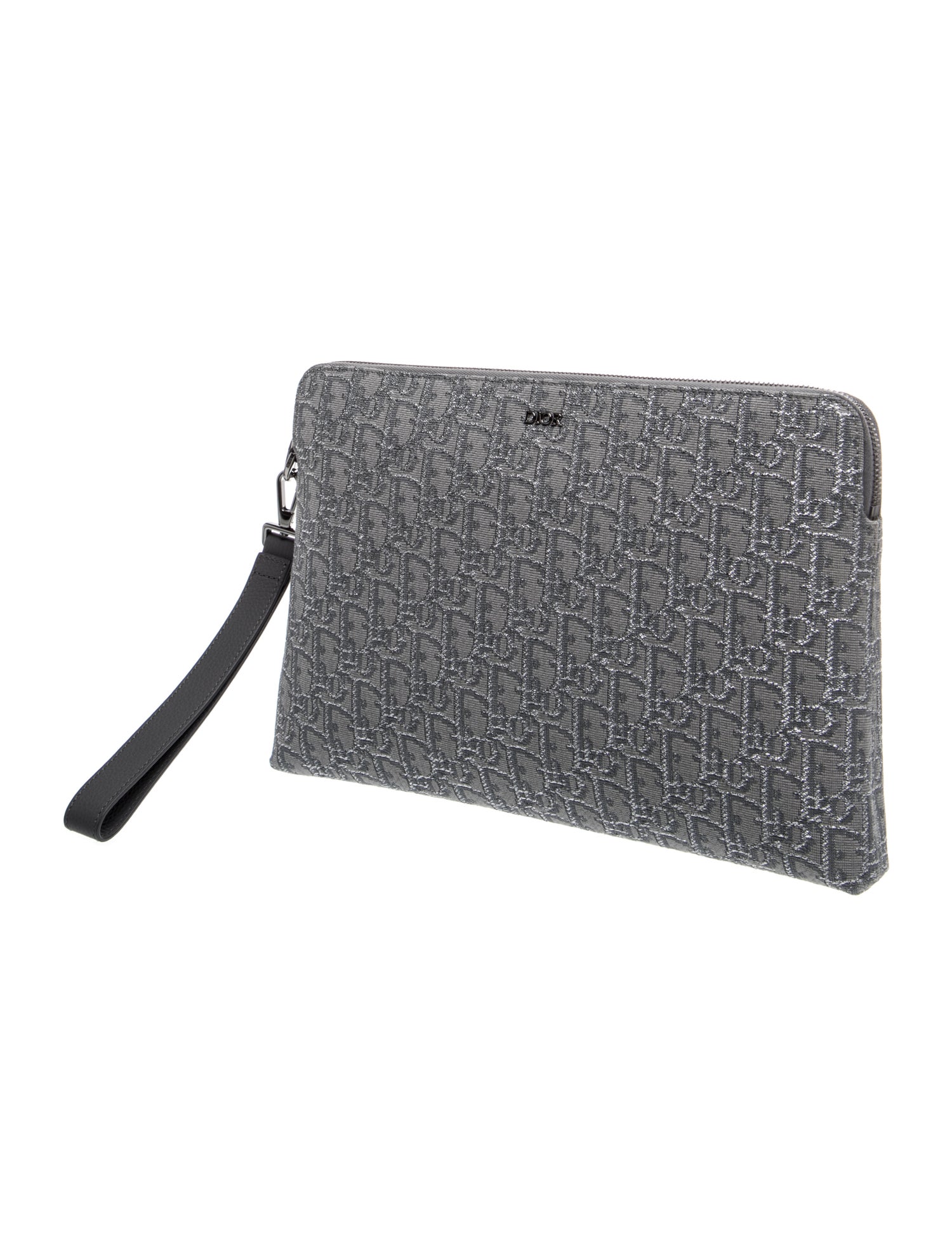 DIOR MEN Oblique Jacquard Clutch