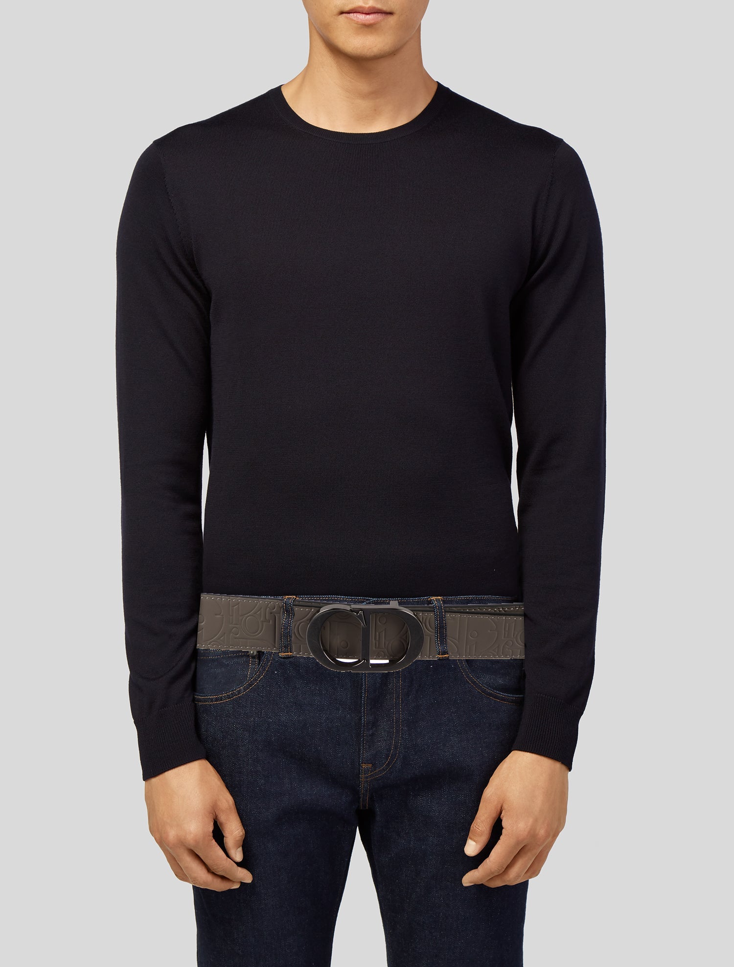 DIOR MEN Leather Waist Belt