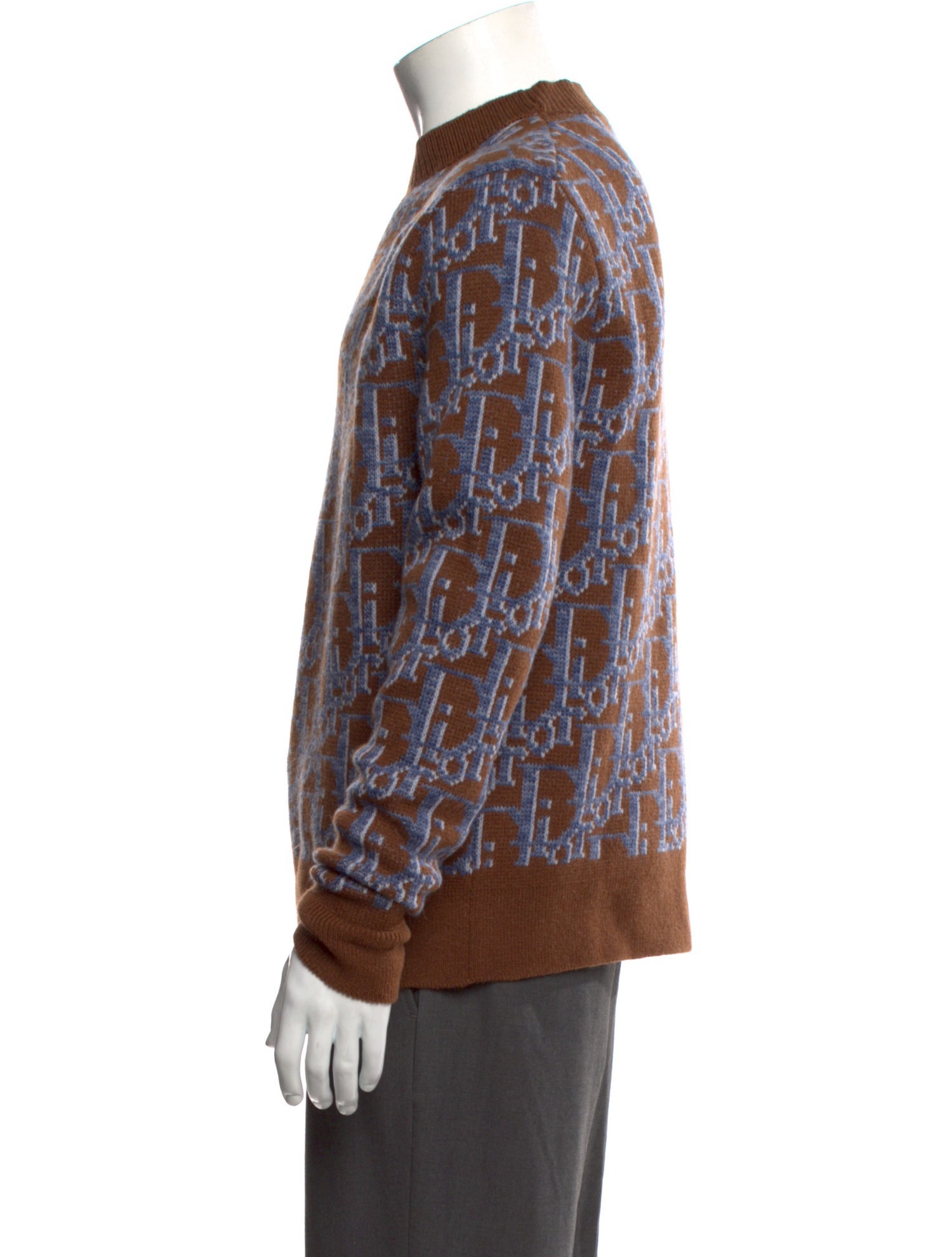 DIOR MEN 2021 Oblique Jacquard Pullover w/ Tags