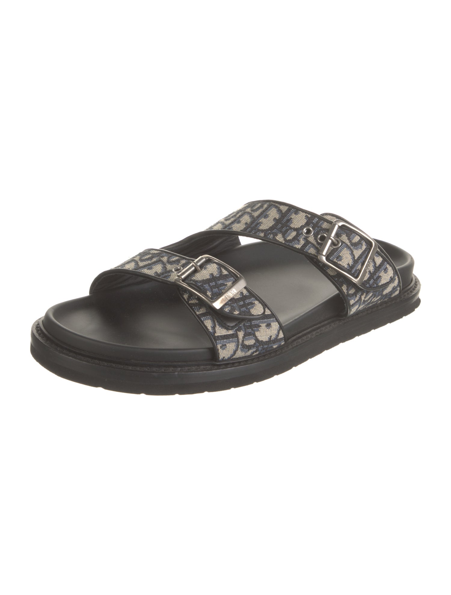 DIOR MEN Oblique Jacquard Jacquard Sandals