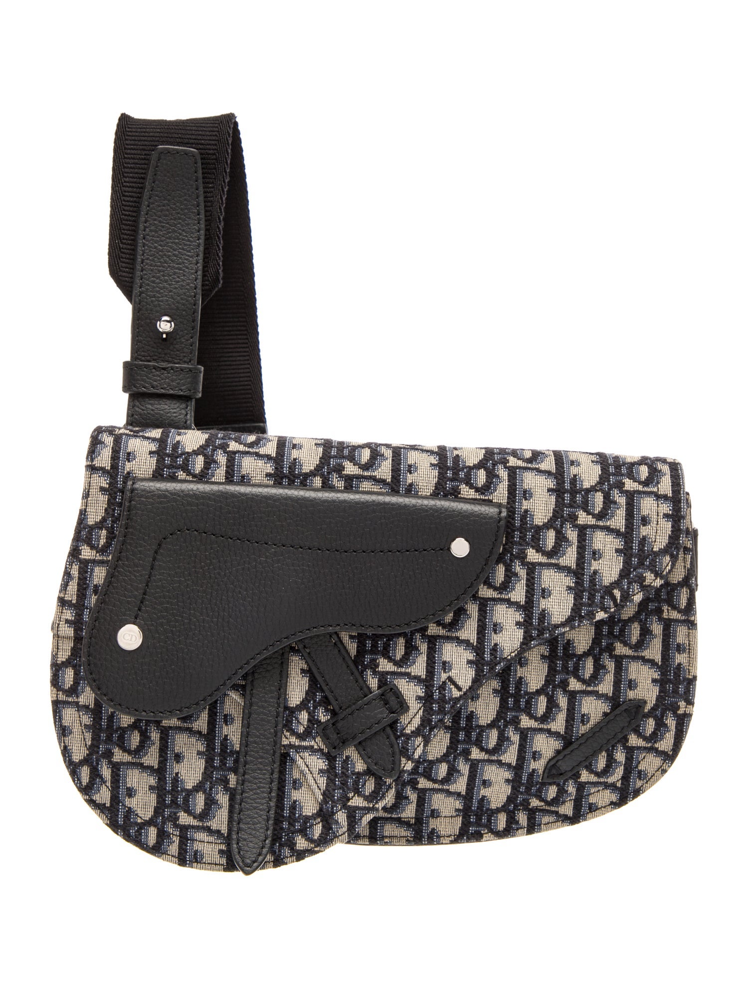 DIOR MEN Oblique Jacquard Saddle