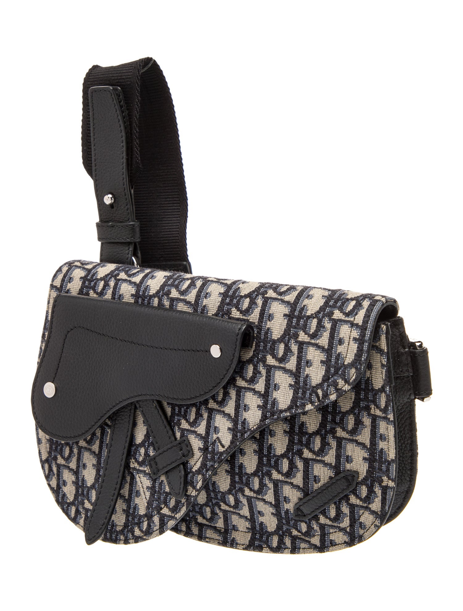 DIOR MEN Oblique Jacquard Saddle