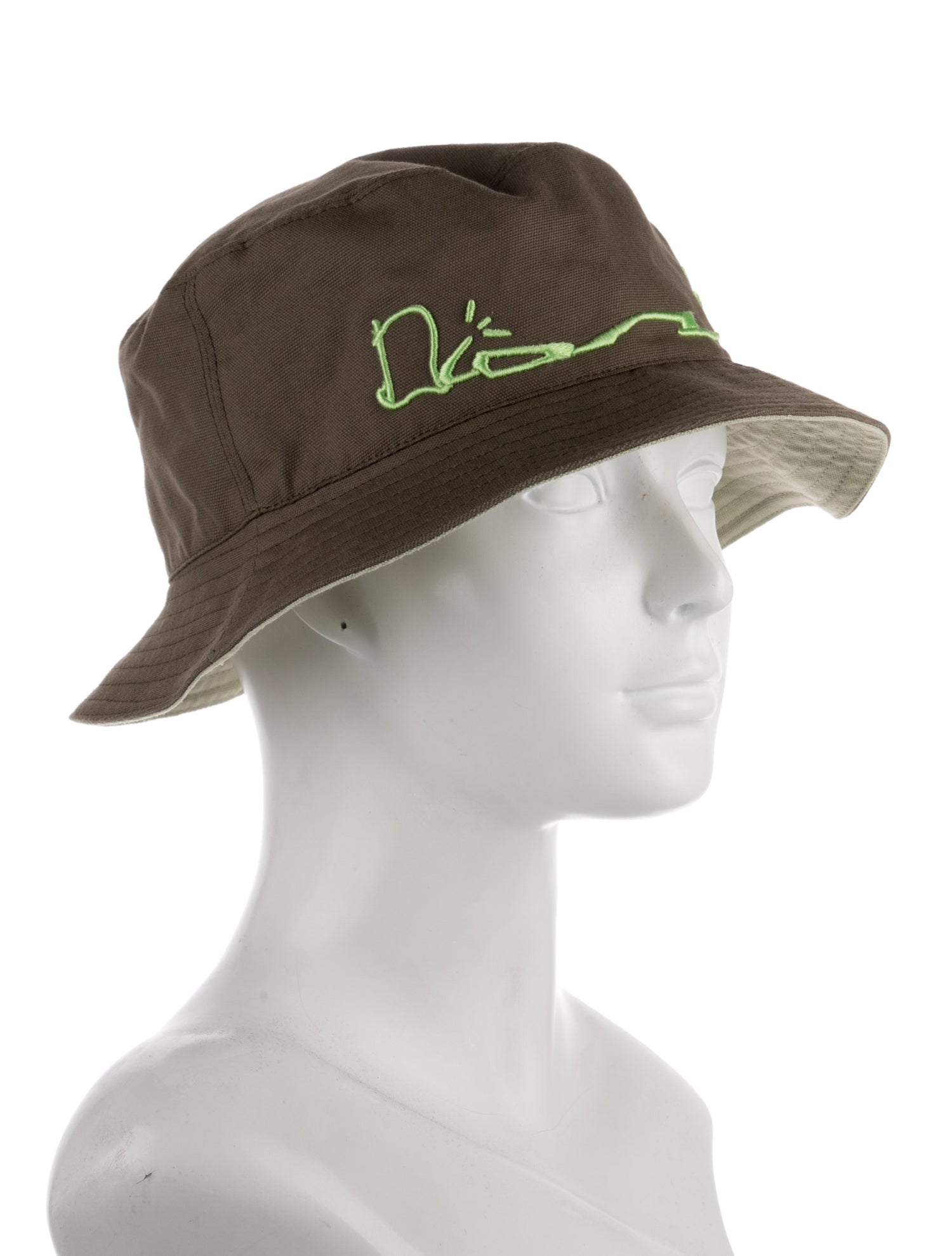 DIOR x Shawn Stussy Embroidered Baseball Cap - White Hats