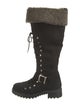 Diavolezza Signature Logo Suede Lace-Up Boots