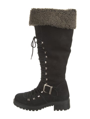 Diavolezza Boots Signature Logo Suede Lace-Up IT 39 | 9