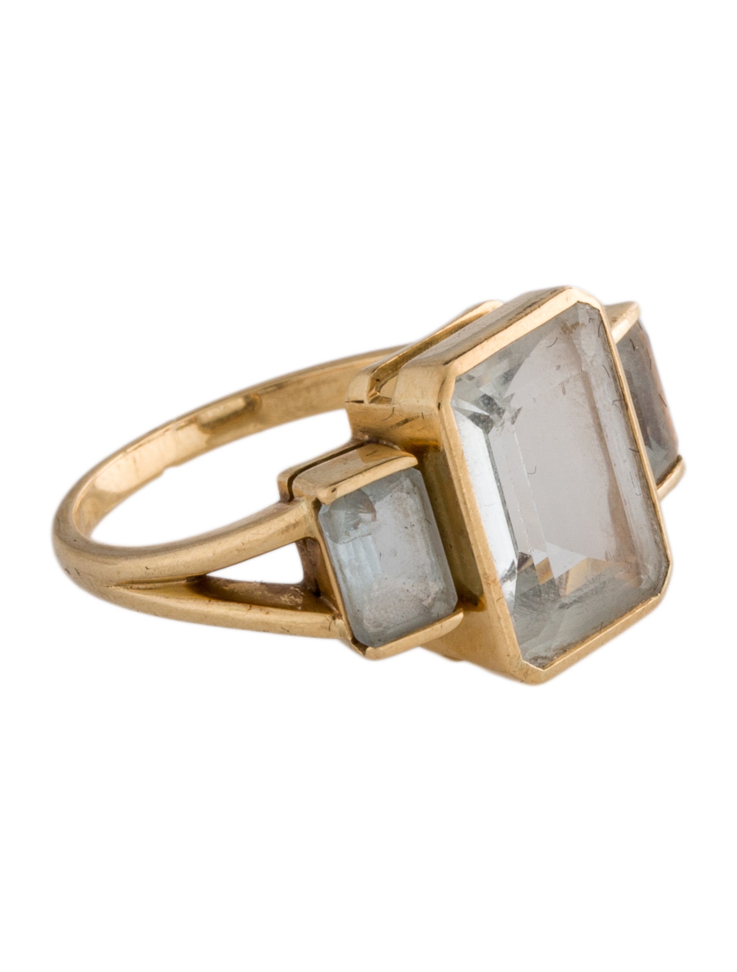 Yi Collection 18K Aquamarine Cocktail Ring