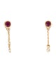 Yi Collection 18K Ruby & Diamond Chain Earrings