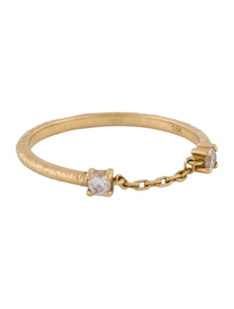 Yi Collection 18K Diamond Open Band Ring