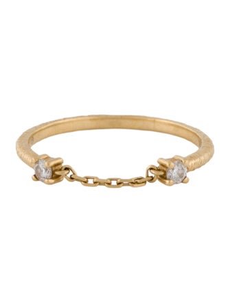 Yi Collection 18K Diamond Open Band Ring