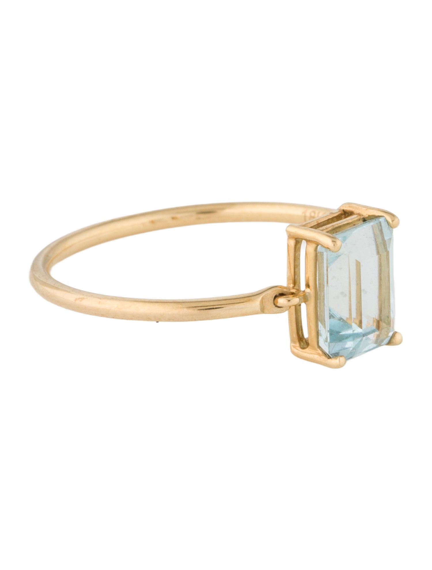 Yi Collection 18K 1.15ct Aquamarine Ice Cocktail Ring