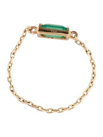 Yi Collection 14K Emerald Chain Band