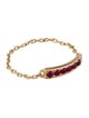 Yi Collection 14K Ruby Lucky Bar Band