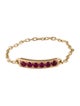 Yi Collection 14K Ruby Lucky Bar Band
