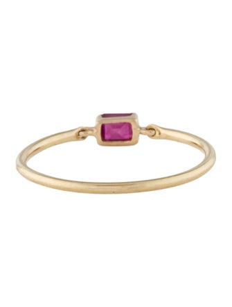 Yi Collection 14K Ruby Petite Circle Ring