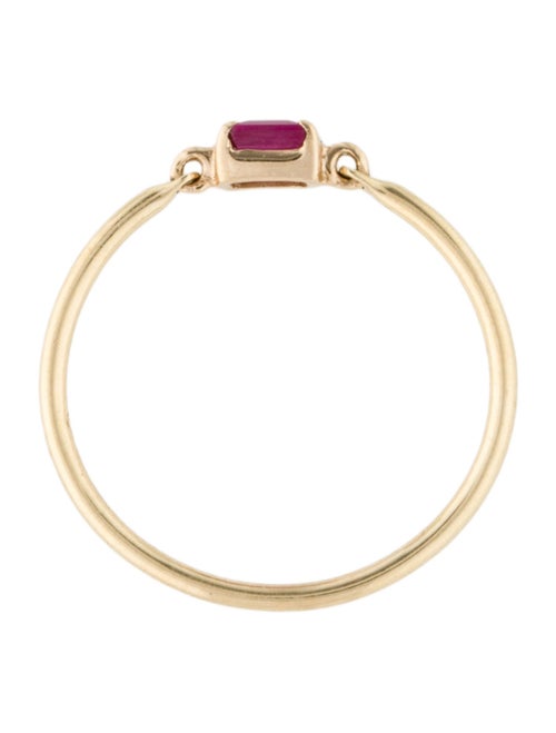 Yi Collection 14K Ruby Petite Circle Ring