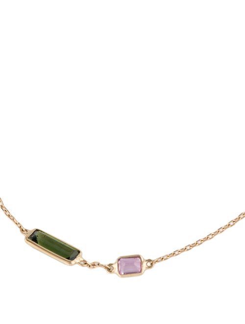 Yi Collection 18K Tourmaline & Sapphire Bar Bracelet