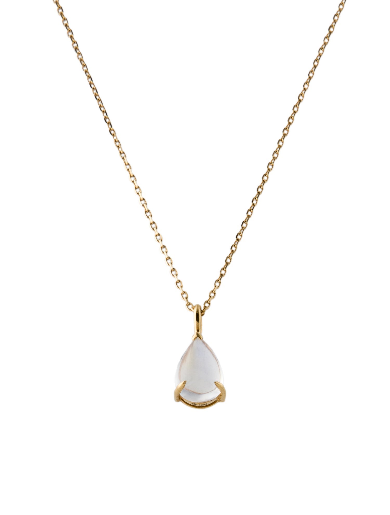 Yi Collection 18K Moonstone Pendant Necklace