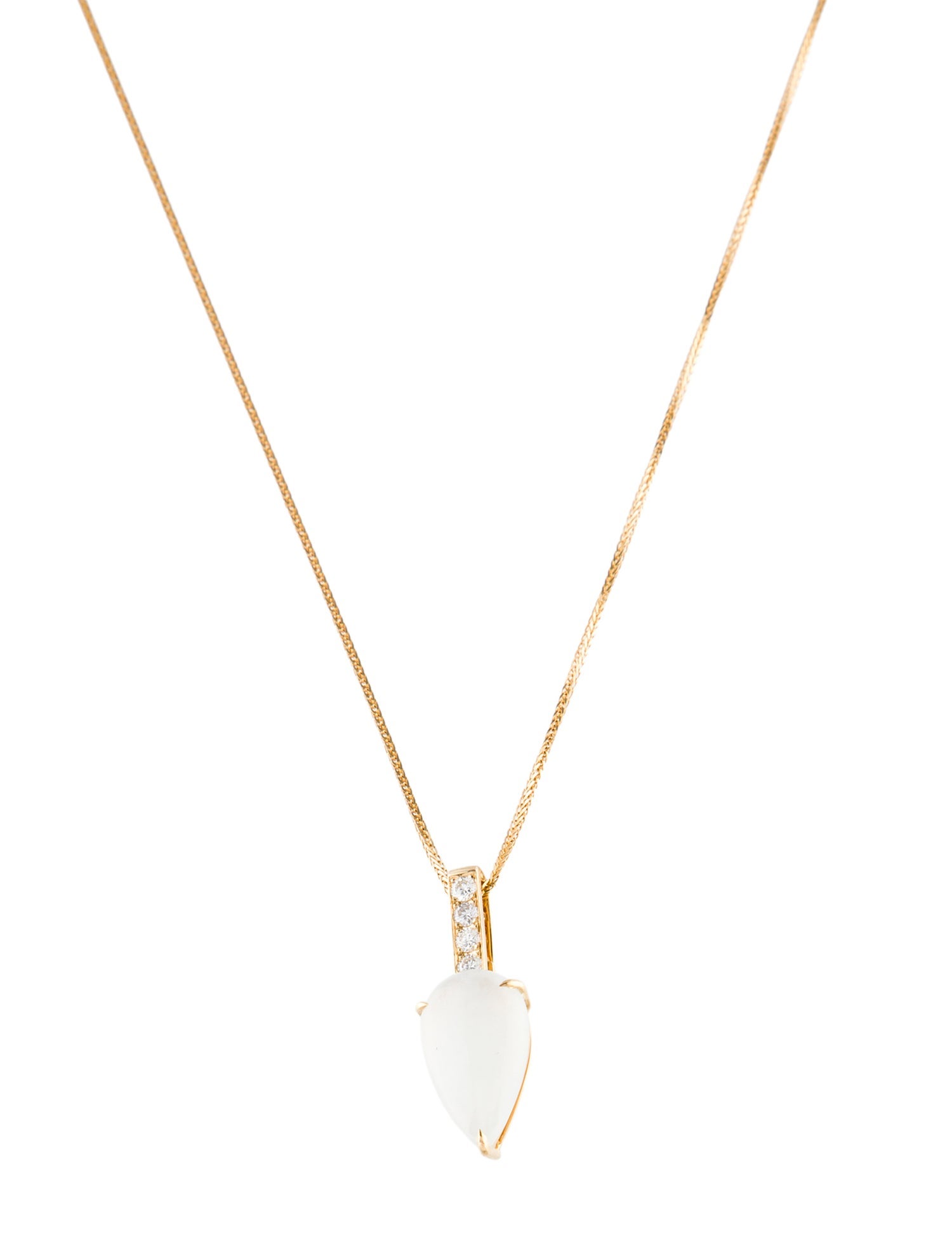 Yi Collection 183.32ct Jadeite & Diamond Ice Snow On Water Pendant Necklace