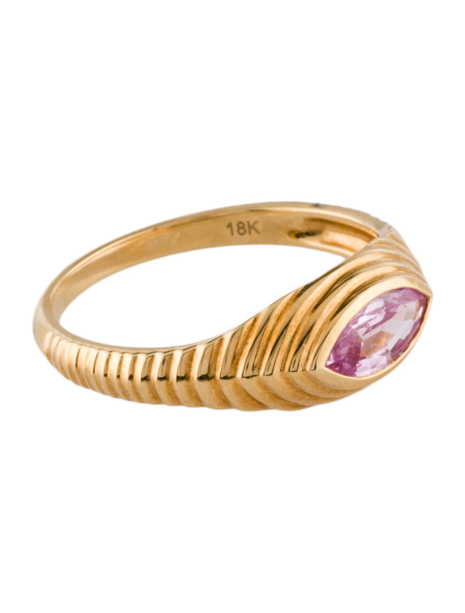 Yi Collection 18K Sapphire Pyramid Eye Cocktail Ring