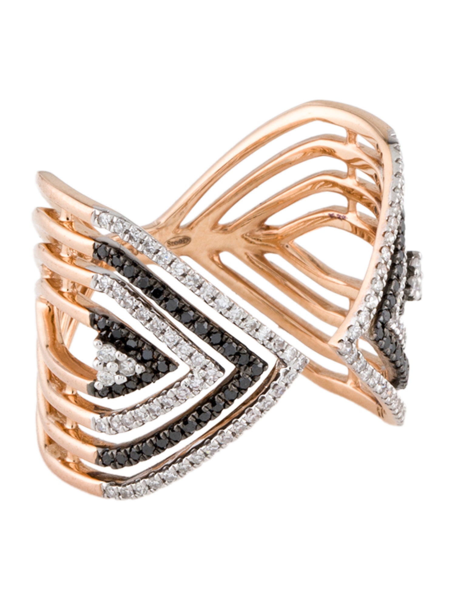 Djula 18K Diamond Open Ring