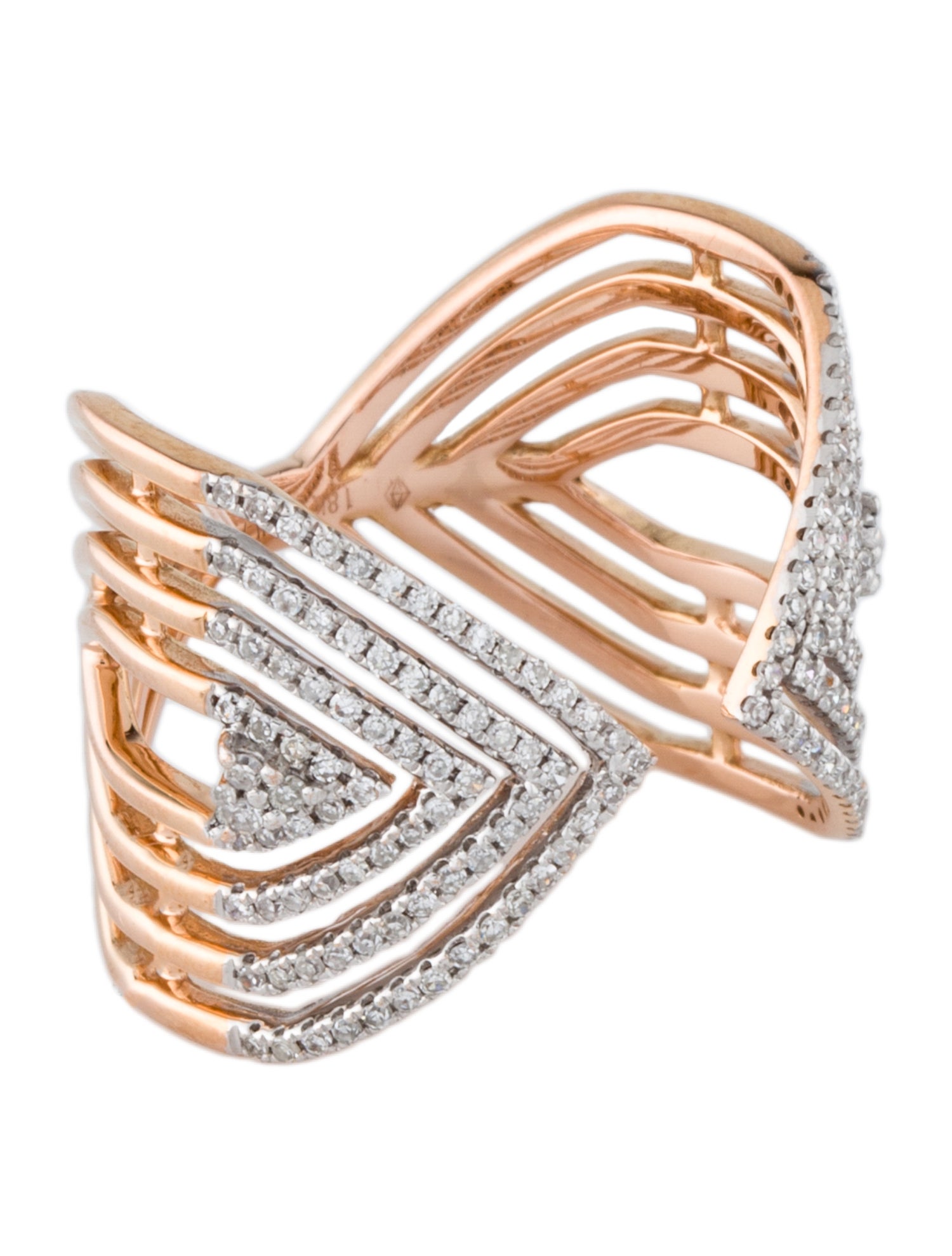 Djula 18K Diamond Graphique Open Band