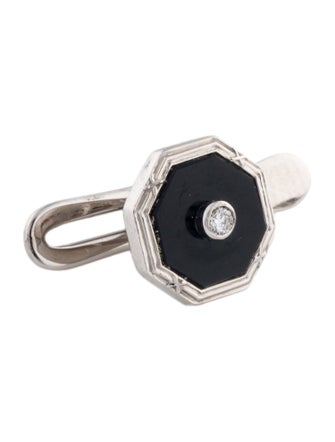 Deakin & Francis 18K Onyx & Diamond Dress Set