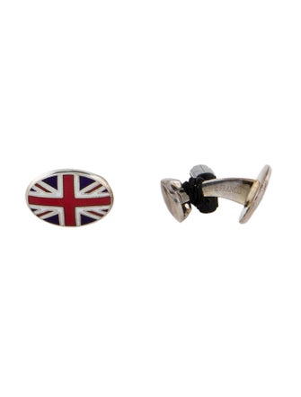 Deakin & Francis Enamel Flag Cufflinks