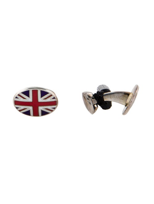 Deakin & Francis Enamel Flag Cufflinks