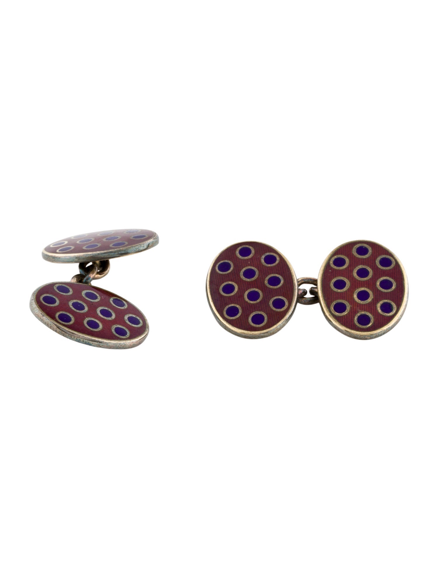 Deakin & Francis X Paul Stuart Enamel Cufflinks