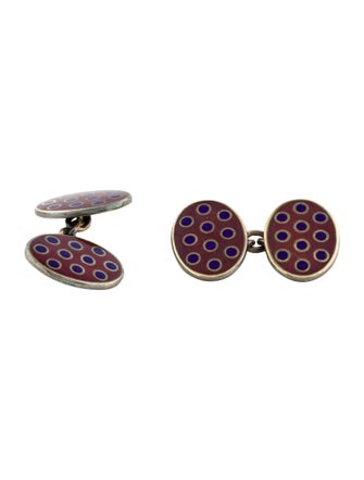 Deakin & Francis X Paul Stuart Enamel Cufflinks