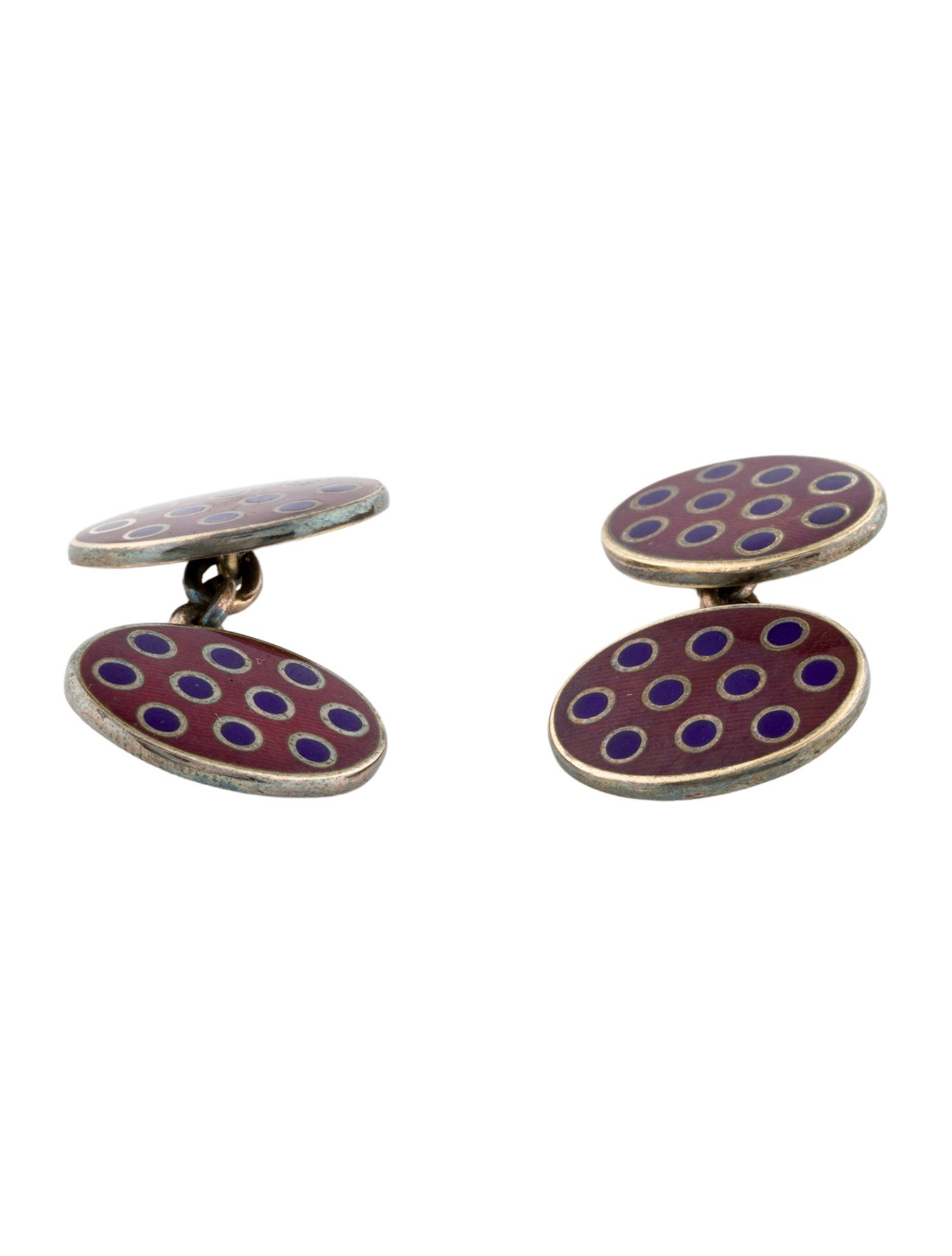 Deakin & Francis X Paul Stuart Enamel Cufflinks