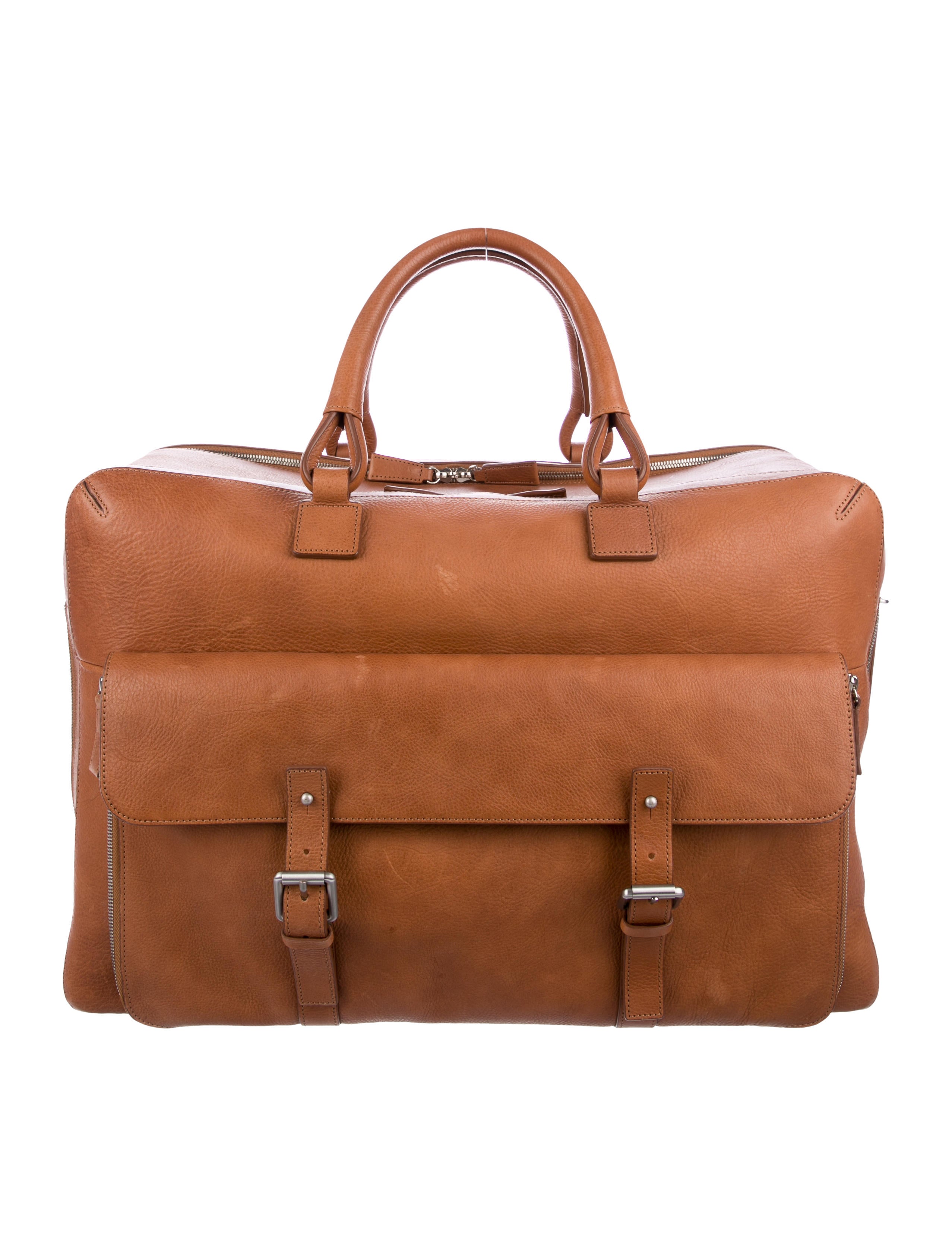 Dunhill Leather 48 Hour Bag - Brown Suitcases, Luggage - DLL20692