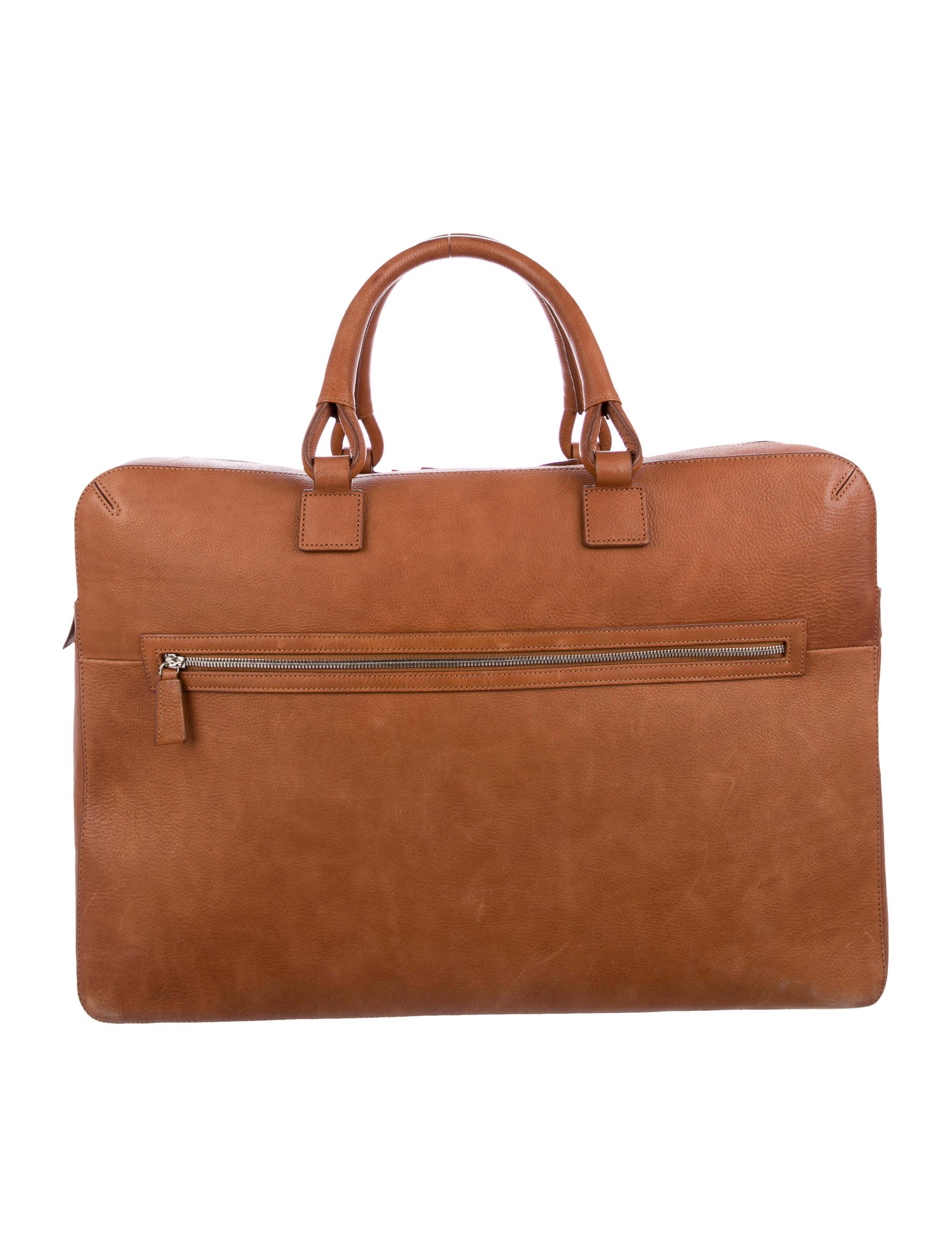 Dunhill Leather 48 Hour Bag - Brown Suitcases, Luggage - DLL20692