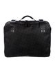 Dunhill Leather-Trimmed Canvas Suitcase