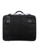Dunhill Leather-Trimmed Canvas Suitcase